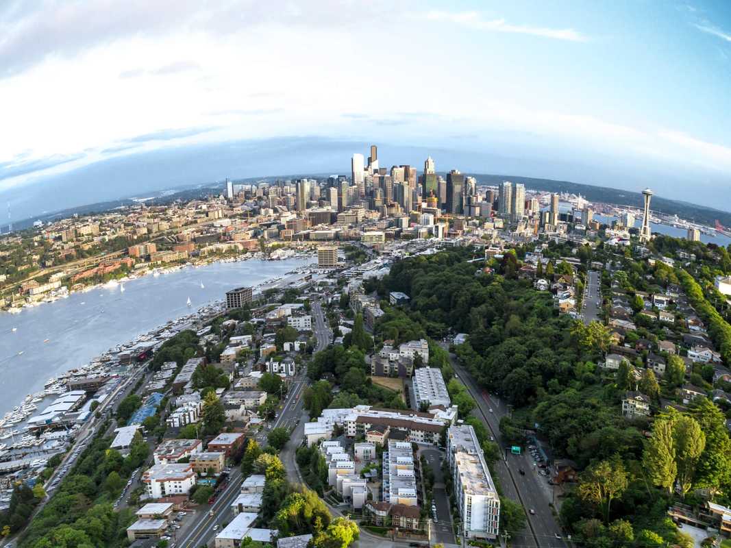 Background image of Seattle